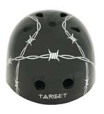 Black Barb wire Target Helmet Full Graphic