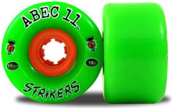 Abec 11 Longboard Wheels - Strikers 66mm