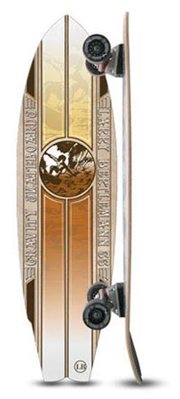 Gravity SkateBoard - Larry Bertlemann 33 Inch Stylemaster