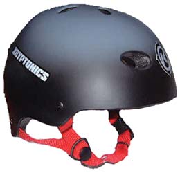 Kryptonics Black Helmet